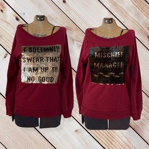 Harry Potter Flip Sequin Sweater